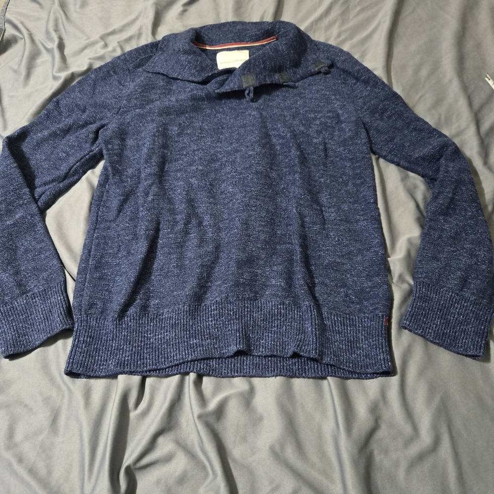 Banana Republic Herritage Collection Shawl Neck Sweater Mens Size Large Cotton